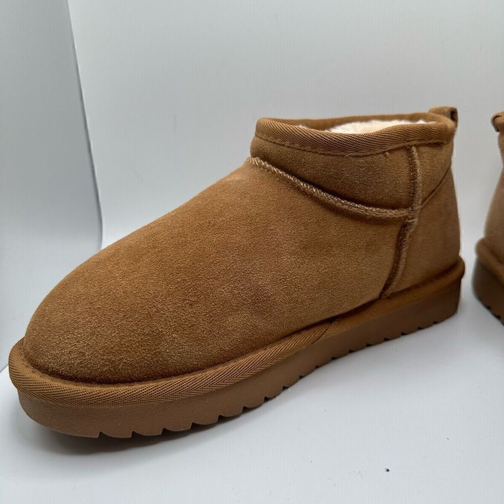 CUSHIONAIRE Women's pull on boot 7 CHESTNUT - Picture 7 of 7